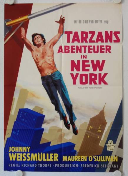 Tarzans New York Adventure re-release german movie poster